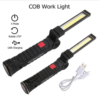 Đèn Pin LED COB Di Động Sạc USB - Đèn Làm Việc Cắm Trại Nam Châm Giá Rẻ 4 Đèn Pin LED COB Di Động Sạc USB - Đèn Làm Việc Cắm Trại Nam Châm Giá Rẻ 4