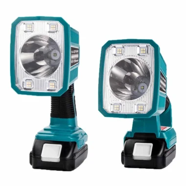 Đèn pin LED không dây 1250LM Makita 18V sạc USB chiếu sáng ngoài trời giá rẻ 2