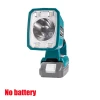 Đèn pin LED không dây 1250LM Makita 18V sạc USB chiếu sáng ngoài trời giá rẻ 9