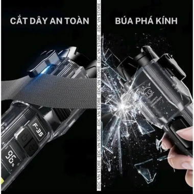Đèn Pin LED Lazer F35 Siêu Sáng - Đèn Sinh Tồn Còi Báo Động Cắt Dây An Toàn Giá Rẻ 6 Đèn Pin LED Lazer F35 Siêu Sáng - Đèn Sinh Tồn Còi Báo Động Cắt Dây An Toàn Giá Rẻ 6