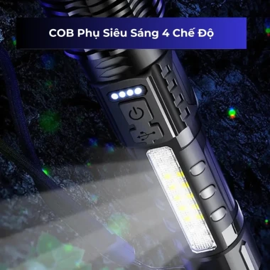 Đèn Pin Siêu Sáng Corisu A76 Chiếu Xa 500m Chống Nước 7 Chế Độ Tiện Lợi Giá Rẻ 5 Đèn Pin Siêu Sáng Corisu A76 Chiếu Xa 500m Chống Nước 7 Chế Độ Tiện Lợi Giá Rẻ 5