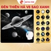 Đèn thiên hà V8 THT Sao Xanh 19 Phim chiếu Galaxy hành tinh thiên văn trang trí nhà cửa phòng ngủ có loa bluetooth