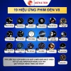 Đèn thiên hà V8 THT Sao Xanh 19 Phim chiếu Galaxy hành tinh thiên văn trang trí nhà cửa phòng ngủ có loa bluetooth 2