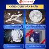 Đèn thiên hà V8 THT Sao Xanh 19 Phim chiếu Galaxy hành tinh thiên văn trang trí nhà cửa phòng ngủ có loa bluetooth 4
