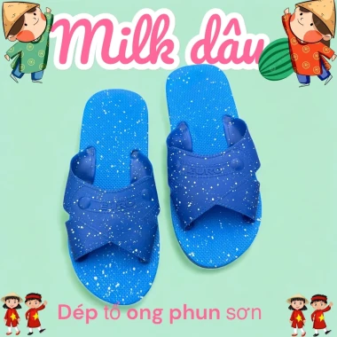Dép Đi Biển Khách Sạn Du Lịch Phun Sơn Chấm Bi Size 36-42 Giá Cực Sốc Chỉ 25k