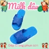 Dép Đi Biển Khách Sạn Du Lịch Phun Sơn Chấm Bi Size 36-42 Giá Cực Sốc Chỉ 25k 5