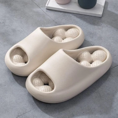 Dép Phòng Tắm Nữ Chống Trượt, Massage Khô Nhanh, Mở Mũi Rỗng, Giá ưu đãi 4