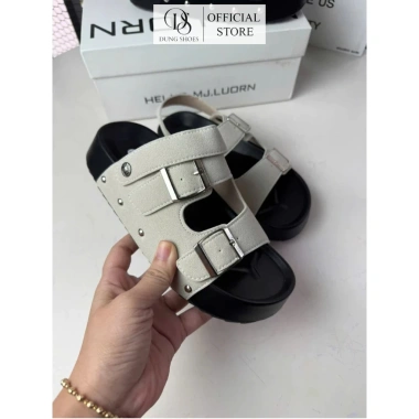 Dép sandal nữ quai hậu khoá cài đinh cá tính - Đế cao cấp, giảm giá 109.000 VNĐ