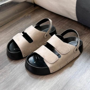 Dép sandal nữ ulzzang S.Yu-03 QCCC - quai hậu da mềm, thời trang chỉ 118.000₫ 2