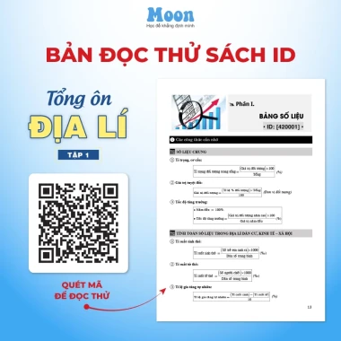 Địa lí 12 Chương trình mới : Sách Tổng ôn Địa Lí ôn thi thpt quốc gia 2026, đánh giá năng lực moonbook 4 Địa lí 12 Chương trình mới : Sách Tổng ôn Địa Lí ôn thi thpt quốc gia 2026, đánh giá năng lực moonbook 4