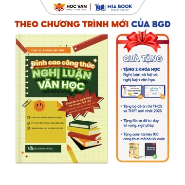 Đỉnh cao công thức nghị luận văn học - Giải mã thơ, truyện, kịch, ký - Giảm 20% còn 268k 11 Đỉnh cao công thức nghị luận văn học - Giải mã thơ, truyện, kịch, ký - Giảm 20% còn 268k 11
