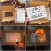 DIY Handmade Thiệp Sinh Nhật Đốt Cháy Ngọn Lửa Vui Vẻ Phong Bì Giấy Bọc Quà Tặng 6