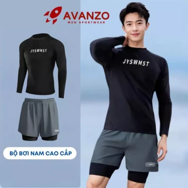Đồ bơi nam dài tay AVANZO - Quần bơi 2 lớp kín đáo chống lộ, giá 99000đ giảm từ 126720đ 2 Đồ bơi nam dài tay AVANZO - Quần bơi 2 lớp kín đáo chống lộ, giá 99000đ giảm từ 126720đ 2