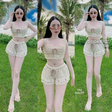 Đồ Bơi Nữ 2 Mảnh Len Móc - Bikini Mùa Hè Siêu Mịn Giá Shock 99K! 5