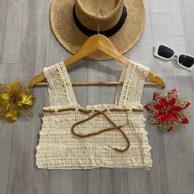 Đồ Bơi Nữ 2 Mảnh Len Móc - Bikini Mùa Hè Siêu Mịn Giá Shock 99K! 11
