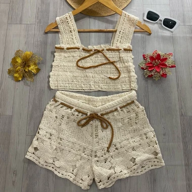 Đồ Bơi Nữ 2 Mảnh Len Móc - Bikini Mùa Hè Siêu Mịn Giá Shock 99K! 15