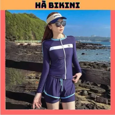 Đồ Bơi Nữ 2 Mảnh Thể Thao BiKiNi - Áo Tay Dài Quần Đùi Kín Đáo Giá Rẻ 134554đ 2 Đồ Bơi Nữ 2 Mảnh Thể Thao BiKiNi - Áo Tay Dài Quần Đùi Kín Đáo Giá Rẻ 134554đ 2