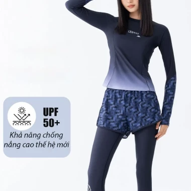 Đồ Bơi Nữ Dáng Dài Big Size 80kg - Chống Nắng Nhanh Khô Thoáng Khí Giá 420k 8