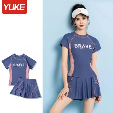 Đồ Bơi Nữ Kín Đáo 2 Mảnh YUKE - Quần Váy Có Tay Mau Khô Cho Bơi Biển Lướt Ván Giá Cực Sốc 2 Đồ Bơi Nữ Kín Đáo 2 Mảnh YUKE - Quần Váy Có Tay Mau Khô Cho Bơi Biển Lướt Ván Giá Cực Sốc 2