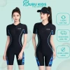 Đồ bơi nữ liền thân kín đáo khóa trước - Giá chỉ 299k - Phong cách thể thao năng động 2