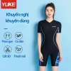 Đồ bơi nữ liền thân kín đáo khóa trước - Giá chỉ 299k - Phong cách thể thao năng động 7