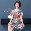 Đồ Bơi Nữ Trung Niên Váy Liền Hoa Sang Trọng - Che Bụng Tôn Dáng Giá CỰC SỐC 199k 4