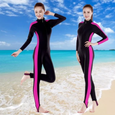 Đồ Bơi Quảng Châu Liền Mảnh Tôn Dáng Nữ Ngực Kín Đáo Tay Dài Quần Dài Giá Chỉ 380k 5