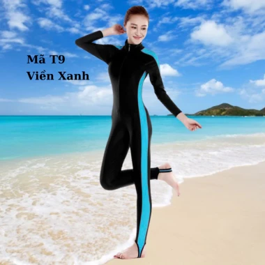 Đồ Bơi Quảng Châu Liền Mảnh Tôn Dáng Nữ Ngực Kín Đáo Tay Dài Quần Dài Giá Chỉ 380k 11