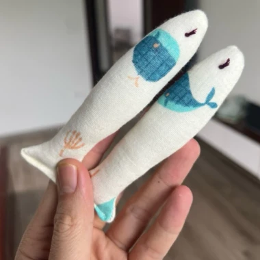 Đồ Chơi Cầm Tay Củ Cà Rốt Nhồi Bông Muslin Chống Giật Mình Cho Bé Giá Chỉ 29k 3