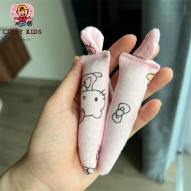 Đồ Chơi Cầm Tay Củ Cà Rốt Nhồi Bông Muslin Chống Giật Mình Cho Bé Giá Chỉ 29k 9