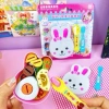 Đồ chơi cho ăn bánh Pudding dâu tây. Đồ chơi mô phỏng nhập vai cho bé 5