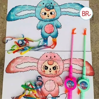 Đồ Chơi Diều 3D Mini Cho Bé Kèm Cần Câu Và Dây Thả 50m – Diều Cầm Tay Họa Tiết Hoạt Hình Dễ Thương 02804 13