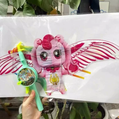 Đồ Chơi Diều 3D Mini Cho Bé Kèm Cần Câu Và Dây Thả 50m – Diều Cầm Tay Họa Tiết Hoạt Hình Dễ Thương 02804 15