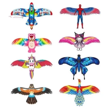 Đồ Chơi Diều 3D Mini Cho Bé Kèm Cần Câu Và Dây Thả 50m – Diều Cầm Tay Họa Tiết Hoạt Hình Dễ Thương 02804 16