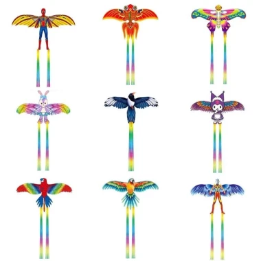Đồ Chơi Diều 3D Mini Cho Bé Kèm Cần Câu Và Dây Thả 50m – Diều Cầm Tay Họa Tiết Hoạt Hình Dễ Thương 02804 18