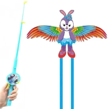Đồ Chơi Diều 3D Mini Cho Bé Kèm Cần Câu Và Dây Thả 50m – Diều Cầm Tay Họa Tiết Hoạt Hình Dễ Thương 02804 29