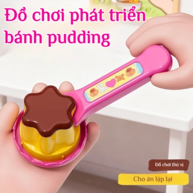 Đồ Chơi Giáo Dục Bánh Pudding - Bộ Nhà Bếp Nhập Vai cho Trẻ, Giảm Giá 99k