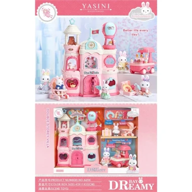 Đồ Chơi Nhà Búp Bê Thỏ Lắp Sẵn Cho Bé Gái - Tiết Kiệm 29% Chỉ 290.000đ 4