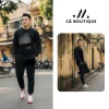 Đồ Đông Nỉ Dài Tay Trẻ Trung Giá 125k - Set Quần Áo Đông Nữ Phong Cách Cá Tính C K 2