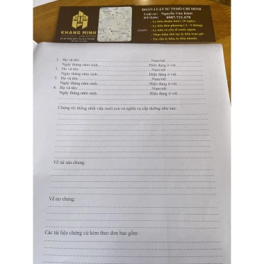 Đơn Ly Hôn Thuận Tình HCM - Hướng Dẫn Viết Đơn Chuẩn, Giá Chỉ 55000 Đồng 3 Đơn Ly Hôn Thuận Tình HCM - Hướng Dẫn Viết Đơn Chuẩn, Giá Chỉ 55000 Đồng 3