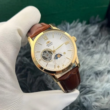 Đồng Hồ Cơ Nam Orient Sun Moon Gen 4 Dây Da Máy Nhật Sang Trọng Giá 650k 2.025