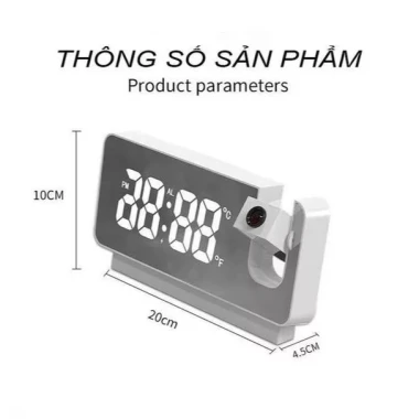 Đồng Hồ Để Bàn LED Thời Gian Nhiệt Độ Sáng Đèn Trang Trí - Giảm Giá 199k 4