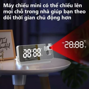 Đồng Hồ Để Bàn LED Thời Gian Nhiệt Độ Sáng Đèn Trang Trí - Giảm Giá 199k 5