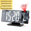Đồng hồ LED cho bàn - Chiếu giờ lên trần, báo thức, đo nhiệt độ, chỉ 110k