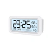 Đồng hồ led để bàn báo thức UKIO màn hình LCD cao cấp đo nhiệt độ và độ ẩm cutenery