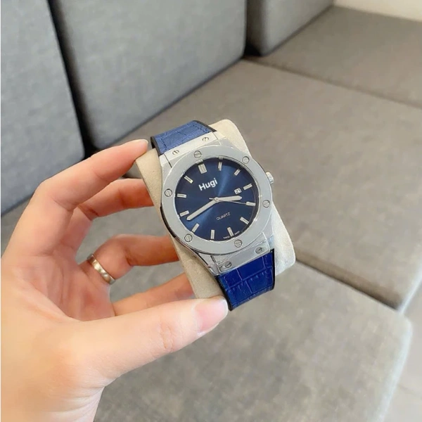 Hình ảnh sản phẩm Đồng hồ nam Hugi 201 bản classic máy pin kim thể thao - Bảo hành 12 tháng - Giá chỉ 165.000