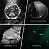 Đồng hồ nam lộ cơ automatic JSDUN cao cấp hiện đại full hộp,Đồng hồ đeo tay dây thép chống nước quà tặng bạn trai 2