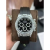 Đồng hồ nam Rolexs mặt đen vỏ đá 6kim 40mm Automatic, dây cao su - Giảm đến 2.415.000₫ 6