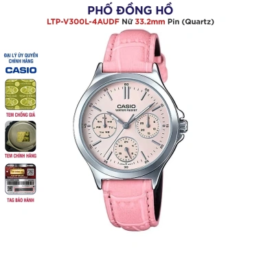 Đồng hồ nữ Casio Anh Khuê LTP-V300L-4AUDF – Dây da cao cấp, giảm giá còn 1.59 triệu đồng