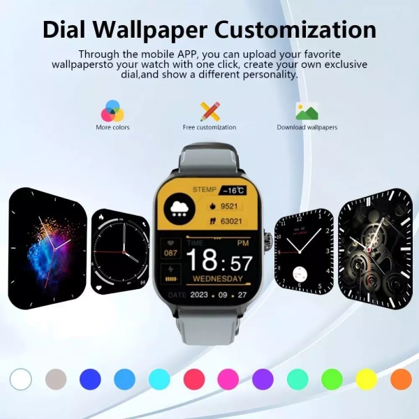 Hướng dẫn chi tiết các tính năng của đồng hồ thông minh H9 Max cho Android và iOS